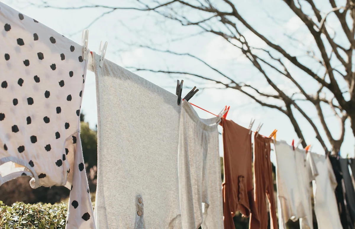 Family Washing on the Line