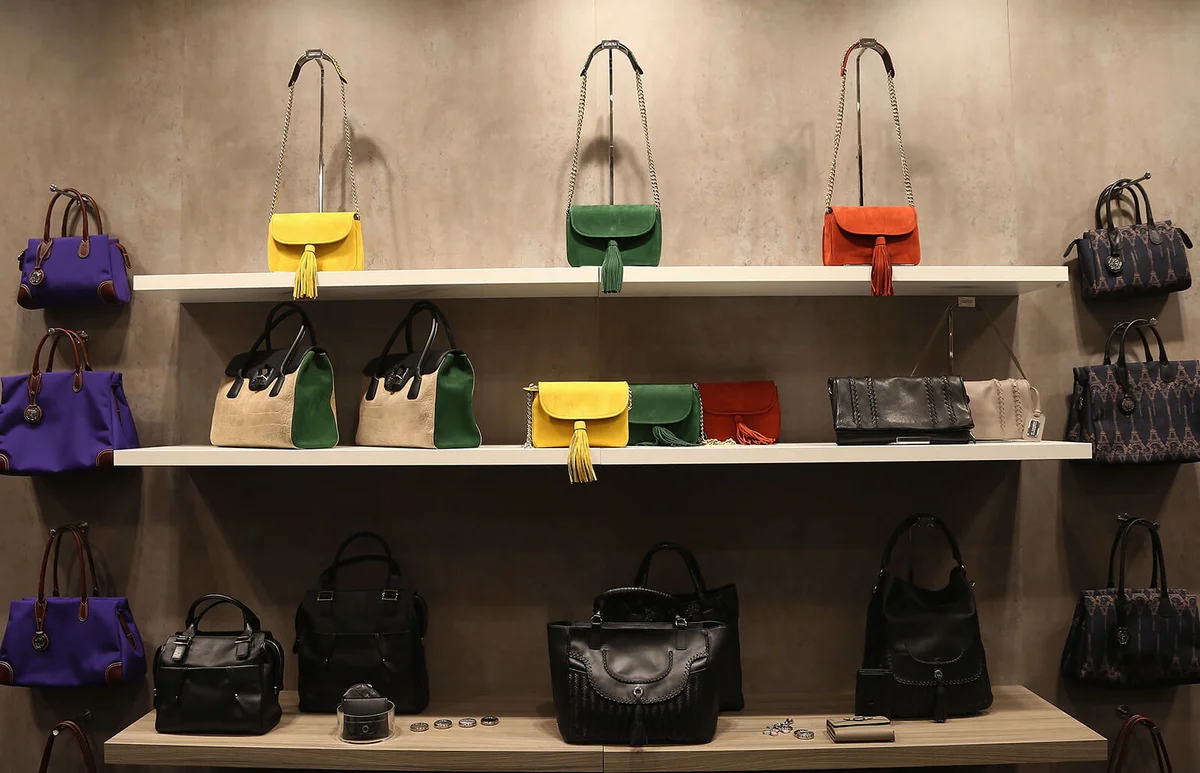 A view of handbags is pictured during the 'Le Tanneur' store opening at Quartier 207 on October 25, 2012 in Berlin, Germany | Getty Editorial Use