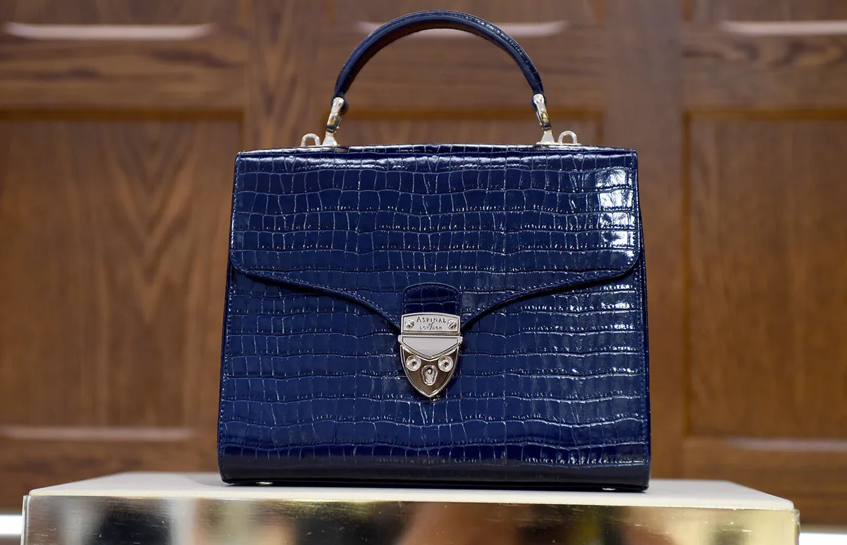 A bag on display at the Aspinal Of London Presentation during London Fashion Week September 2019 | Getty Editorial Use