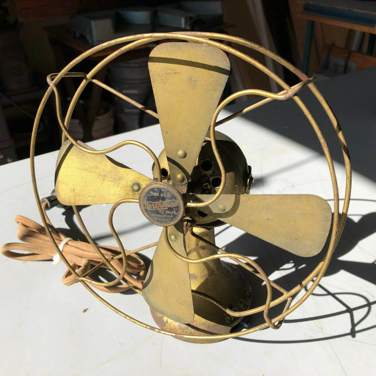 Early Circa 1916 8 inch AC/DC Emerson Northwind Model 44-A Fan 44A