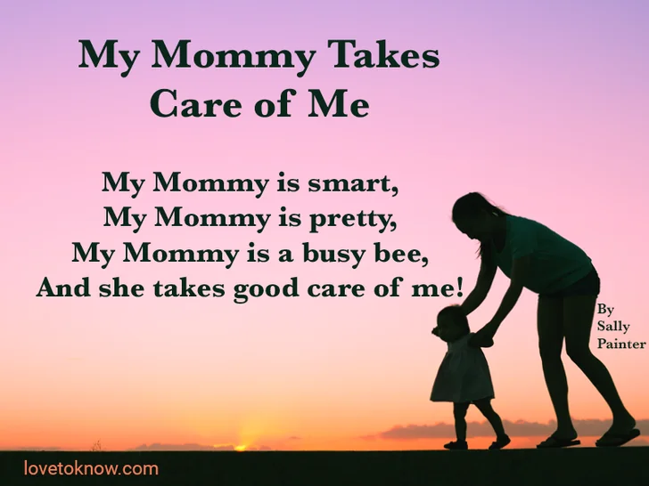 Mother and daughter and a poem