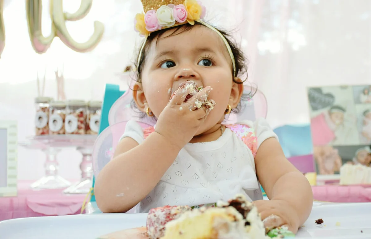 Cute Girl Eating