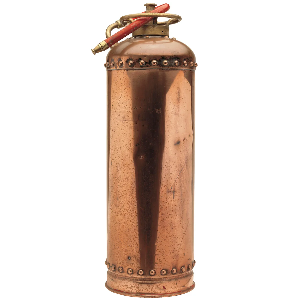 an old fashioned fire extinguisher
