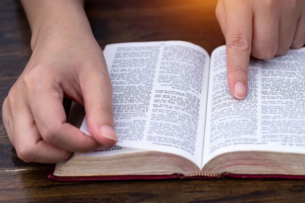 Women reading the Holy Bible