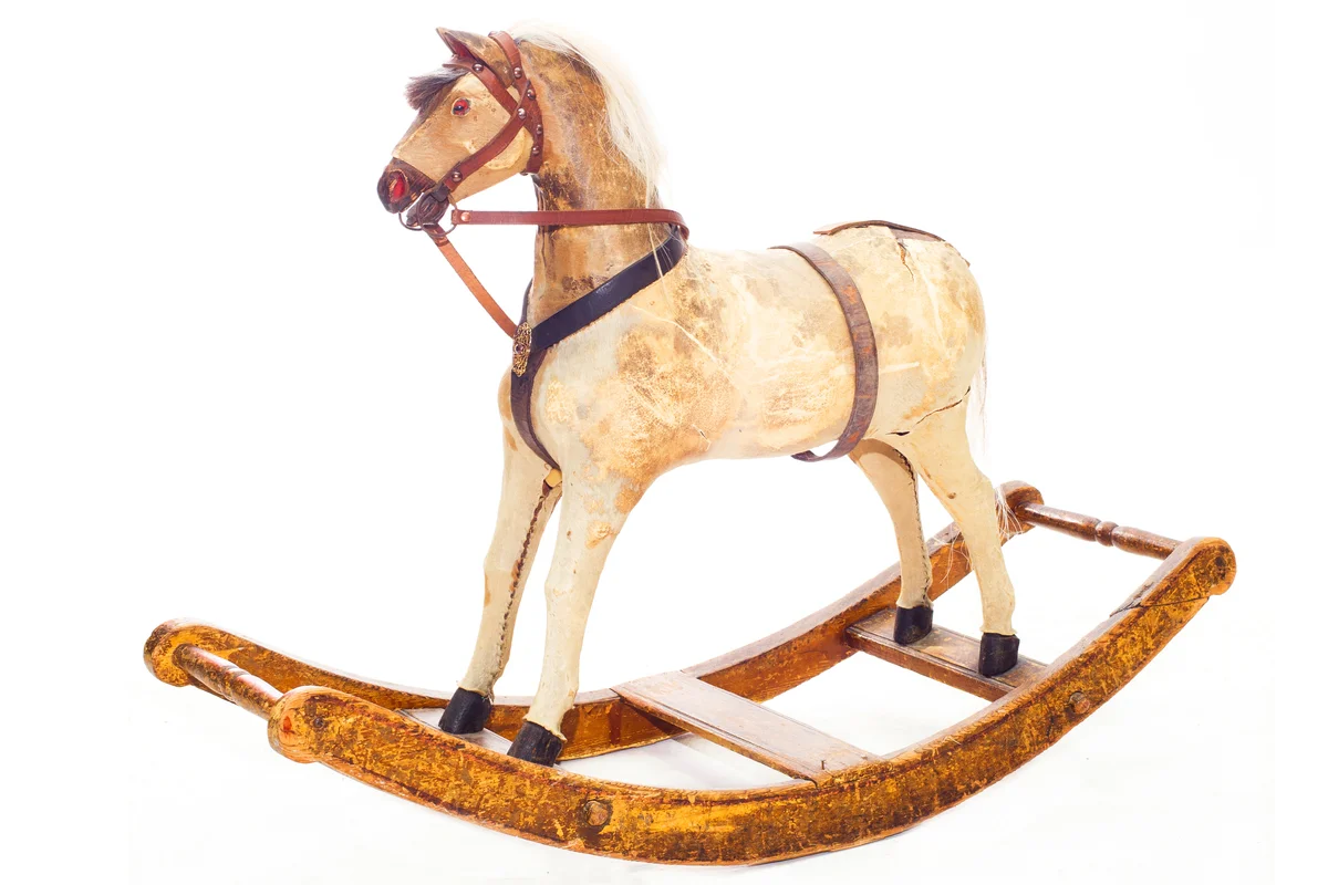 Antique rocking horse