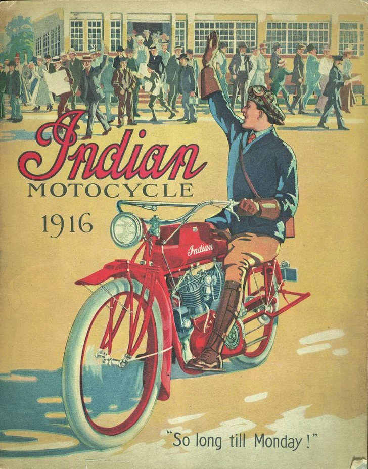 1916 Image of Indian motorcycle