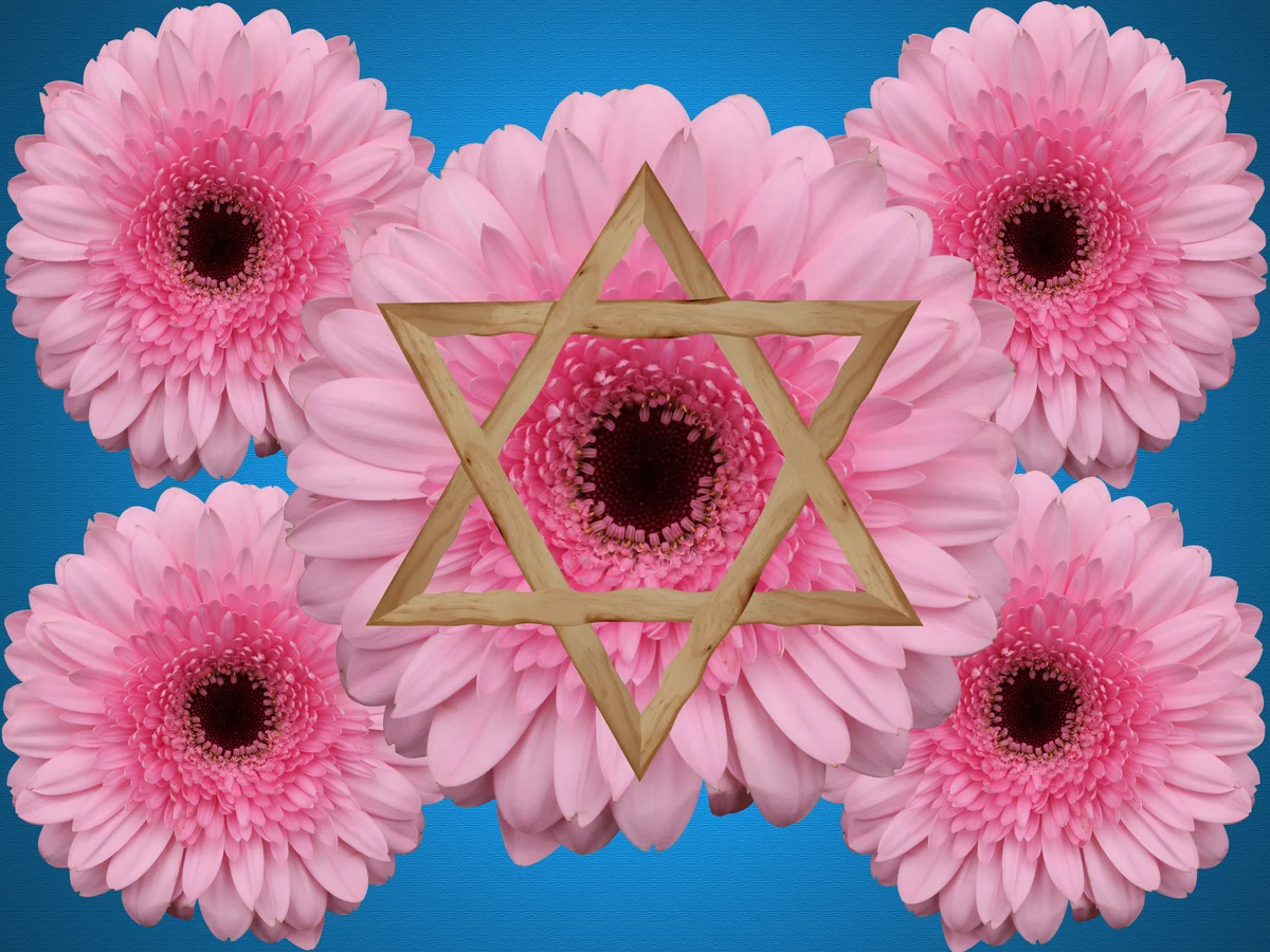 Mazel tov Birthday party Bouquet of flowers
