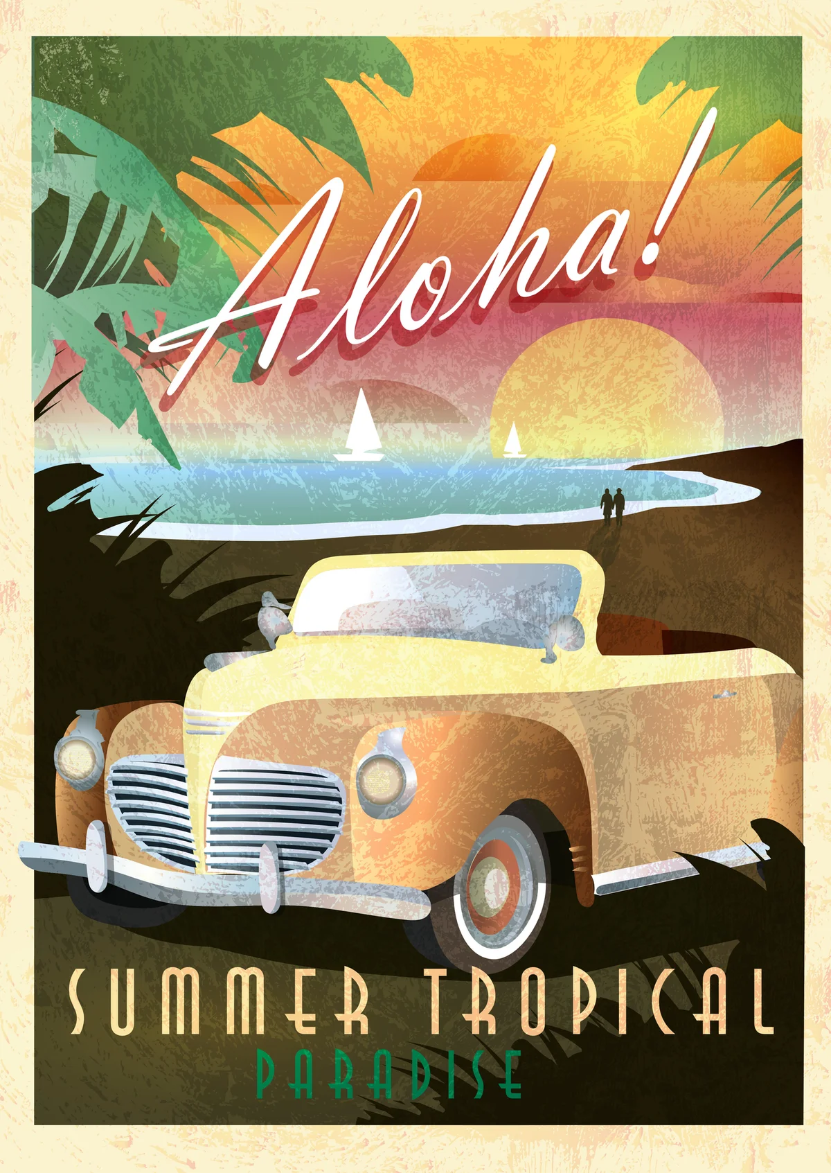 Aloha Art Deco style