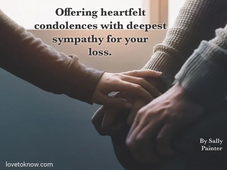 Woman Consoling Friend and sympathy message