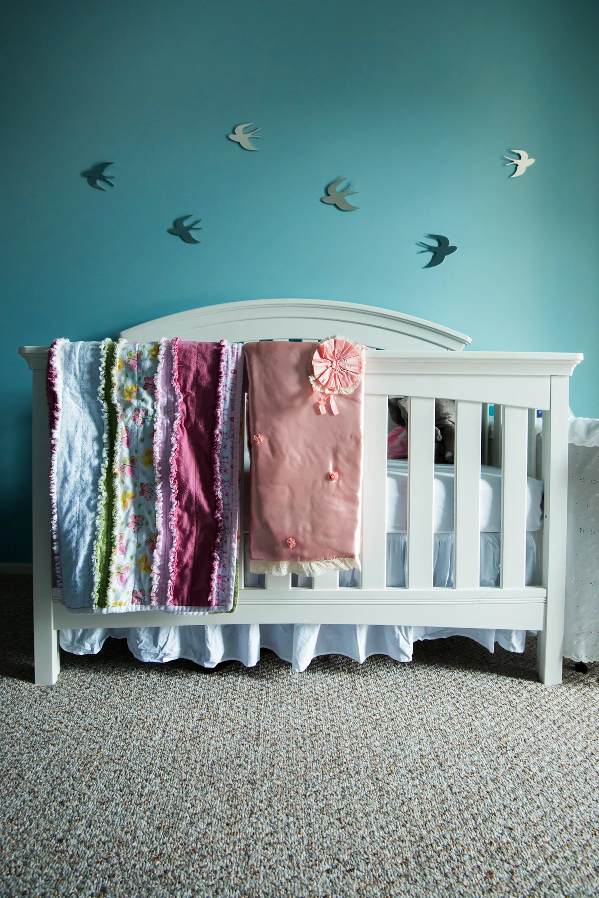 Baby's Nursery With Birds