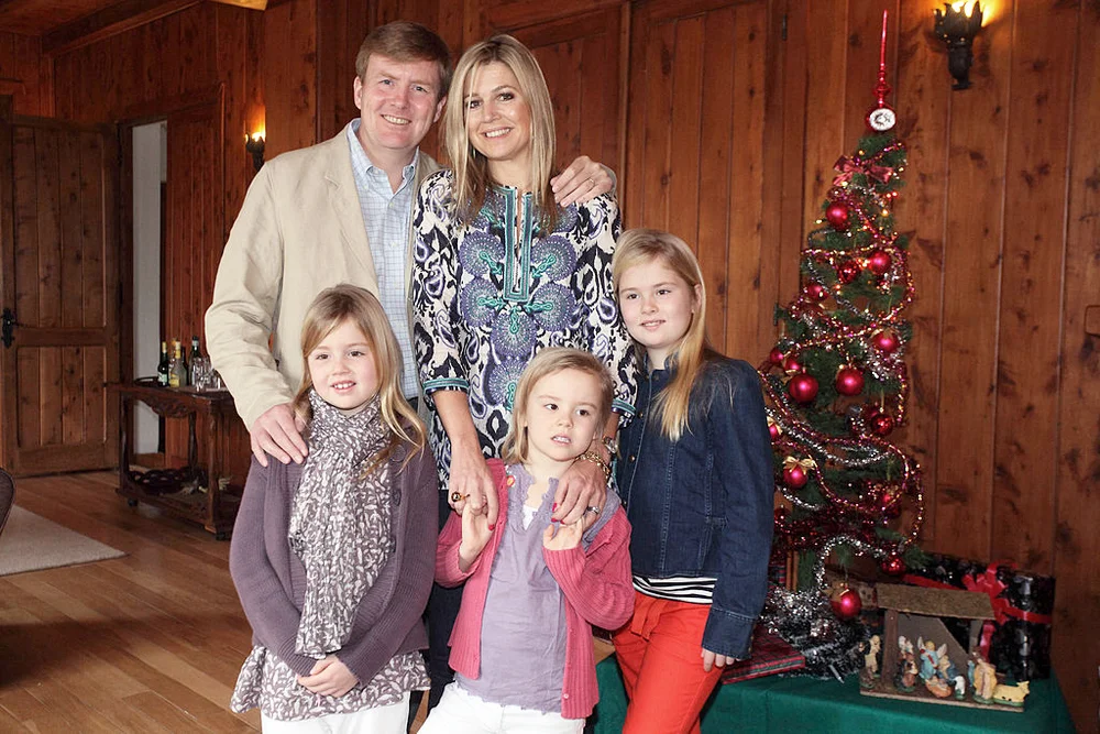 The Prince Of Orange And Princess Maxima Of The Netherlands And Family