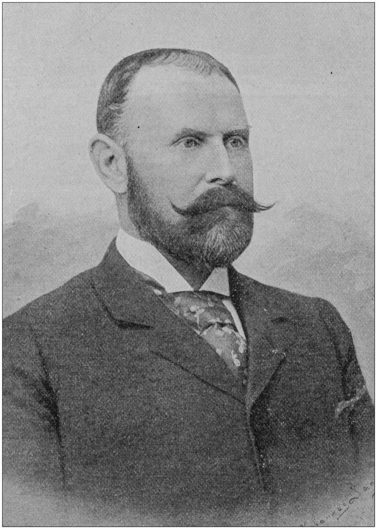 Antique portrait of famous men: King William II of Wurttemberg