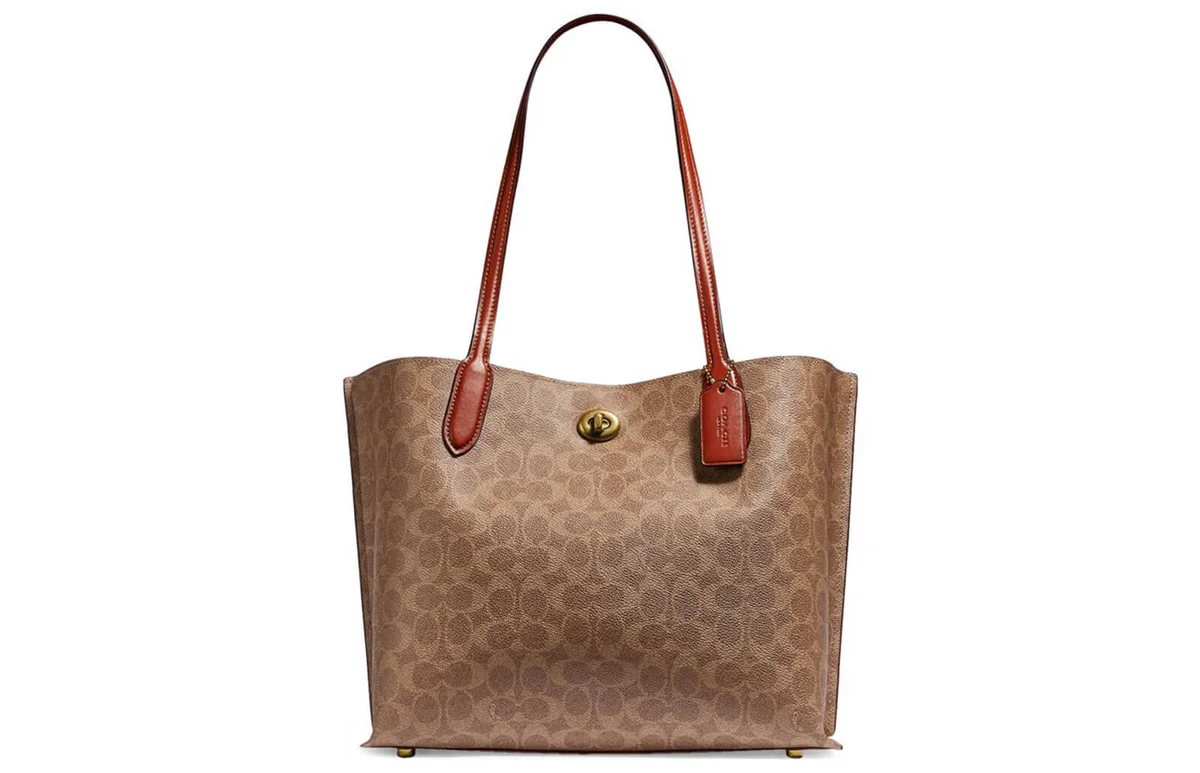 Coach Willow Tote In Signature Canvas
