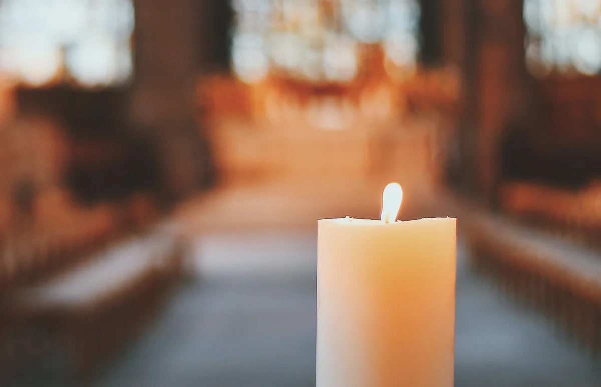 Candle in The Church