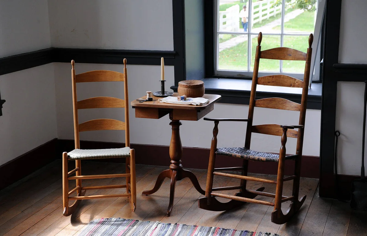 A restored Shaker Village located near Harrodsburg, KY.
