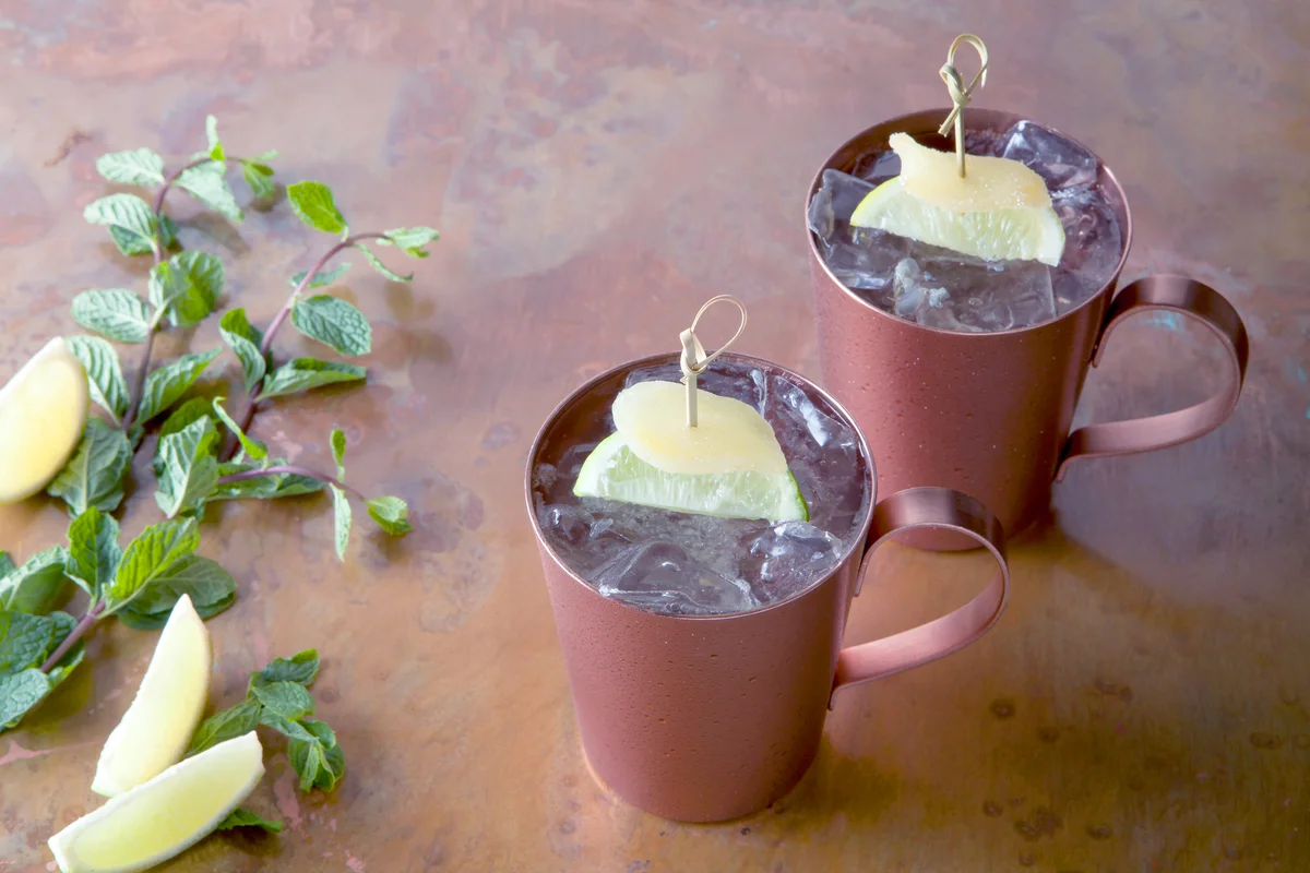 Two Vodka Ginger Cocktails