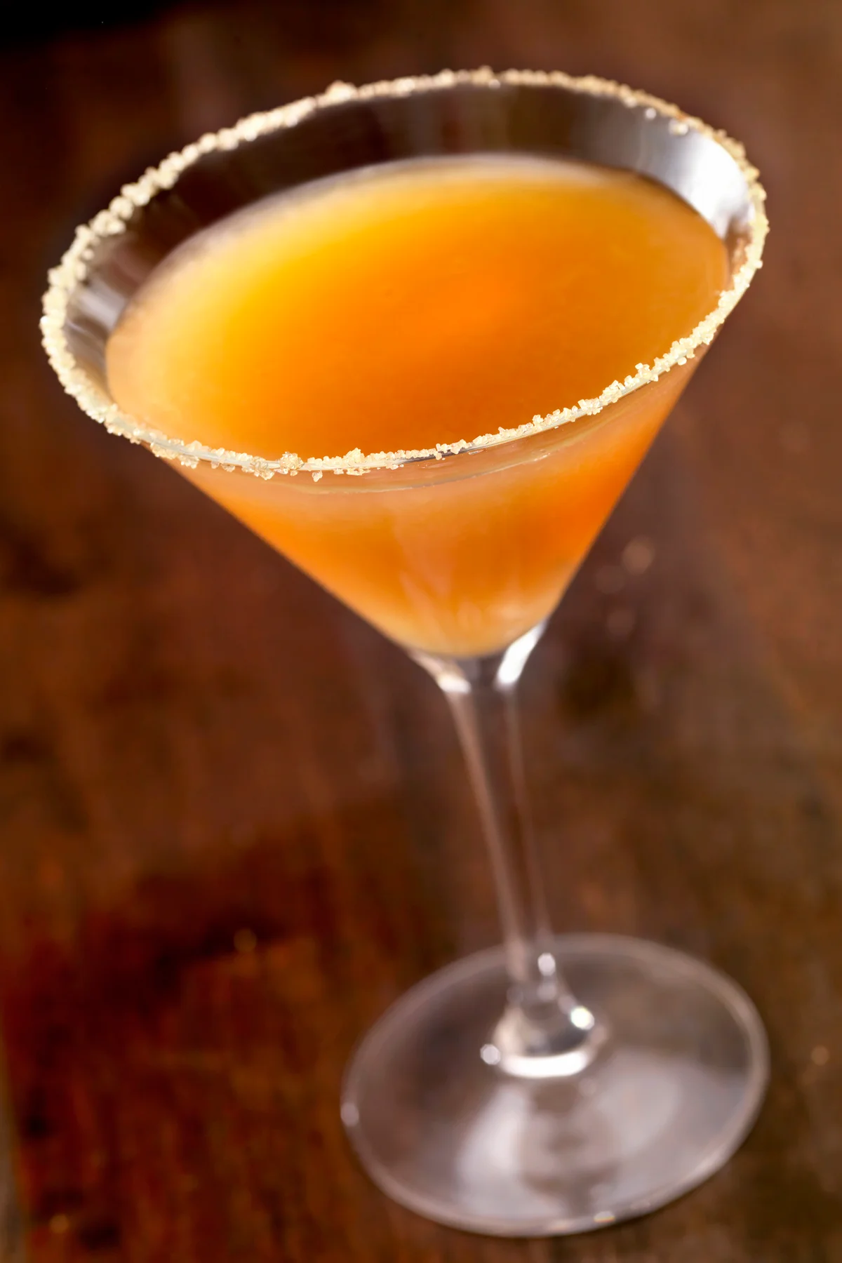 Classic Sidecar Cocktail with a Sugared Rim