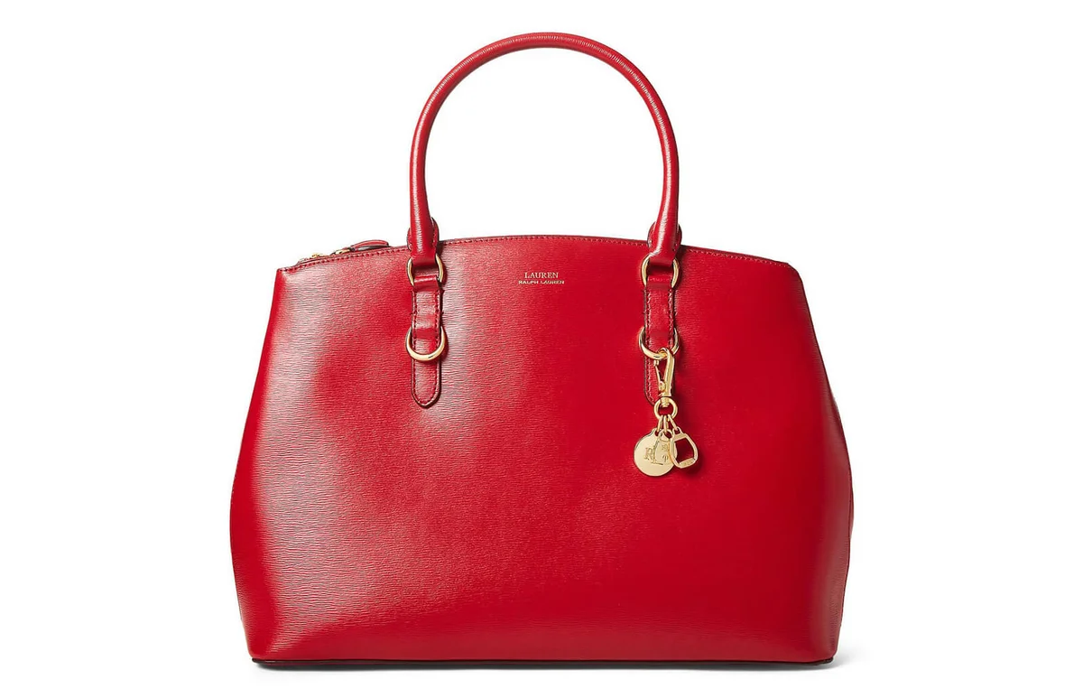 Ralph Lauren Saffiano Leather Satchel