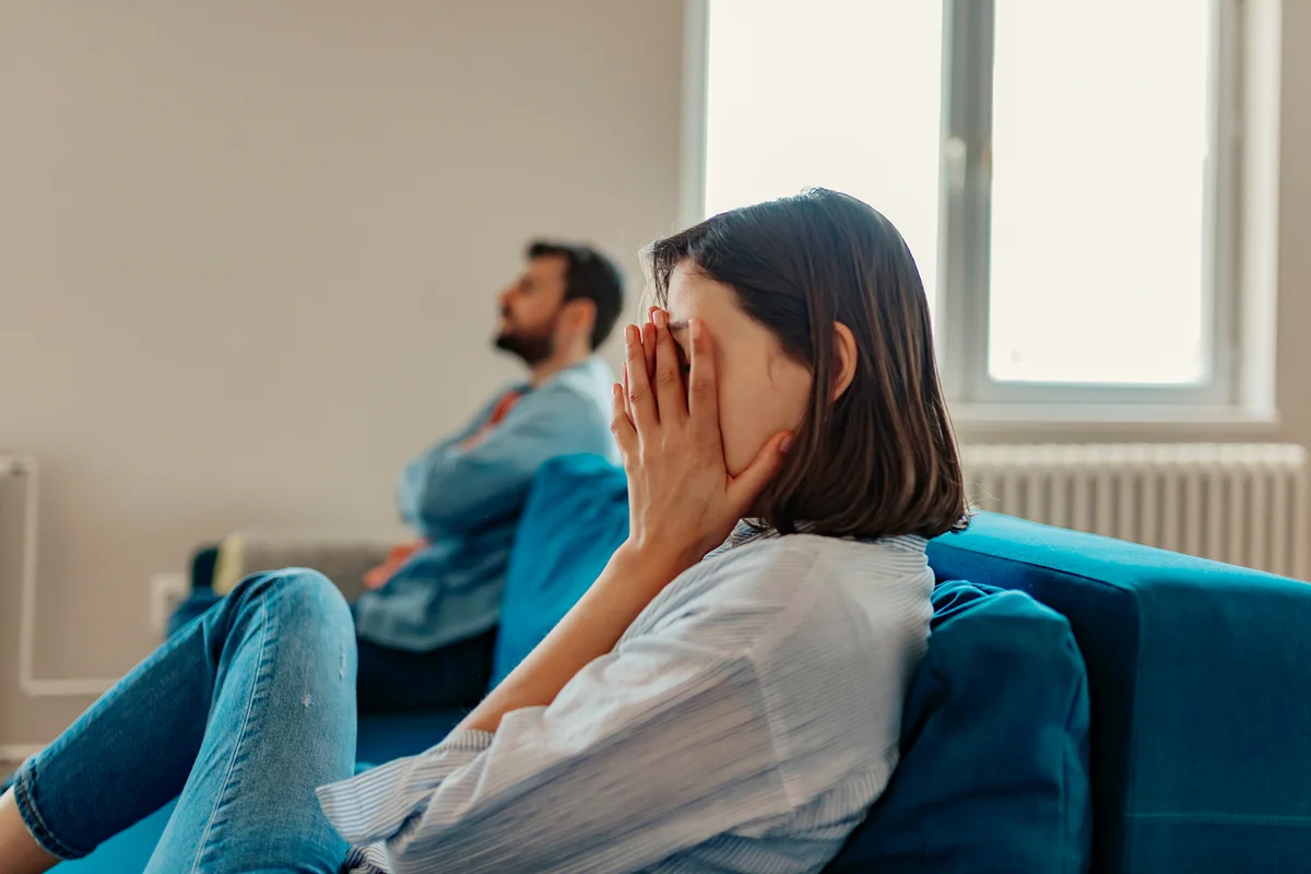 Unhappy Couple After an Argument