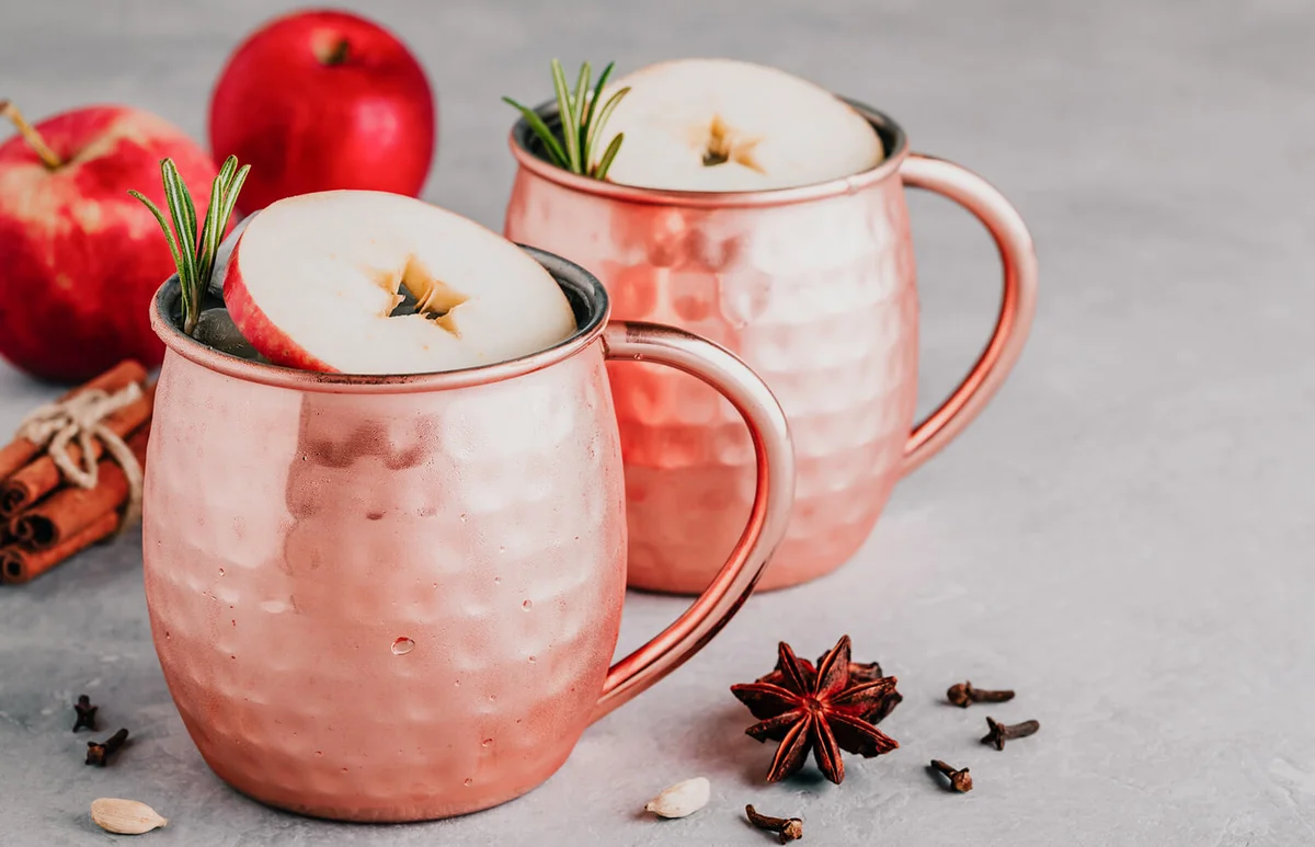 French Apple Mule Cocktail