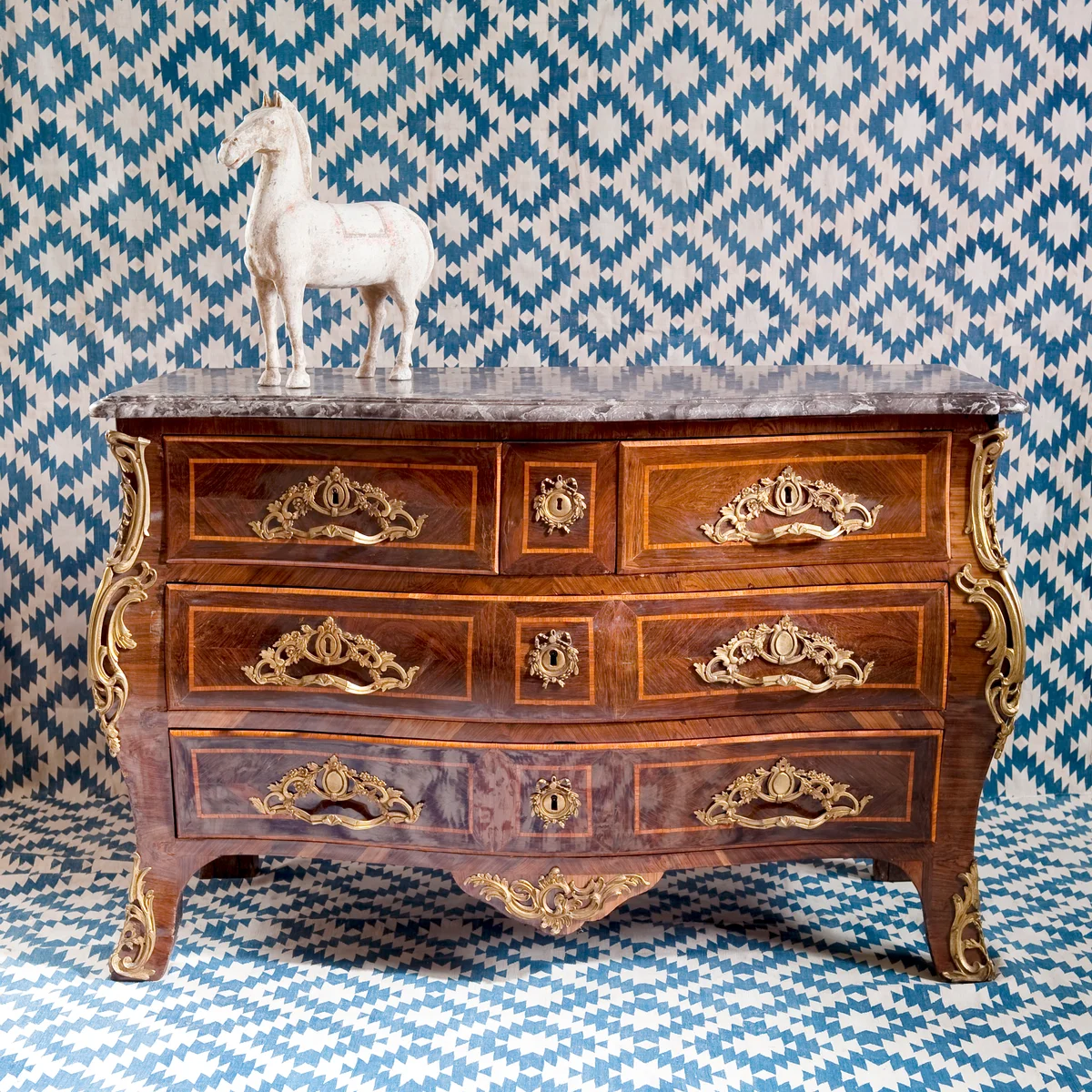 Louis XV kingwood antique desk