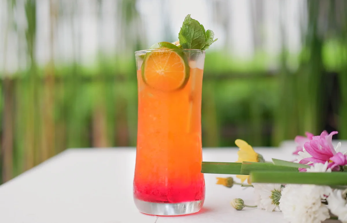 fruit punch mocktail