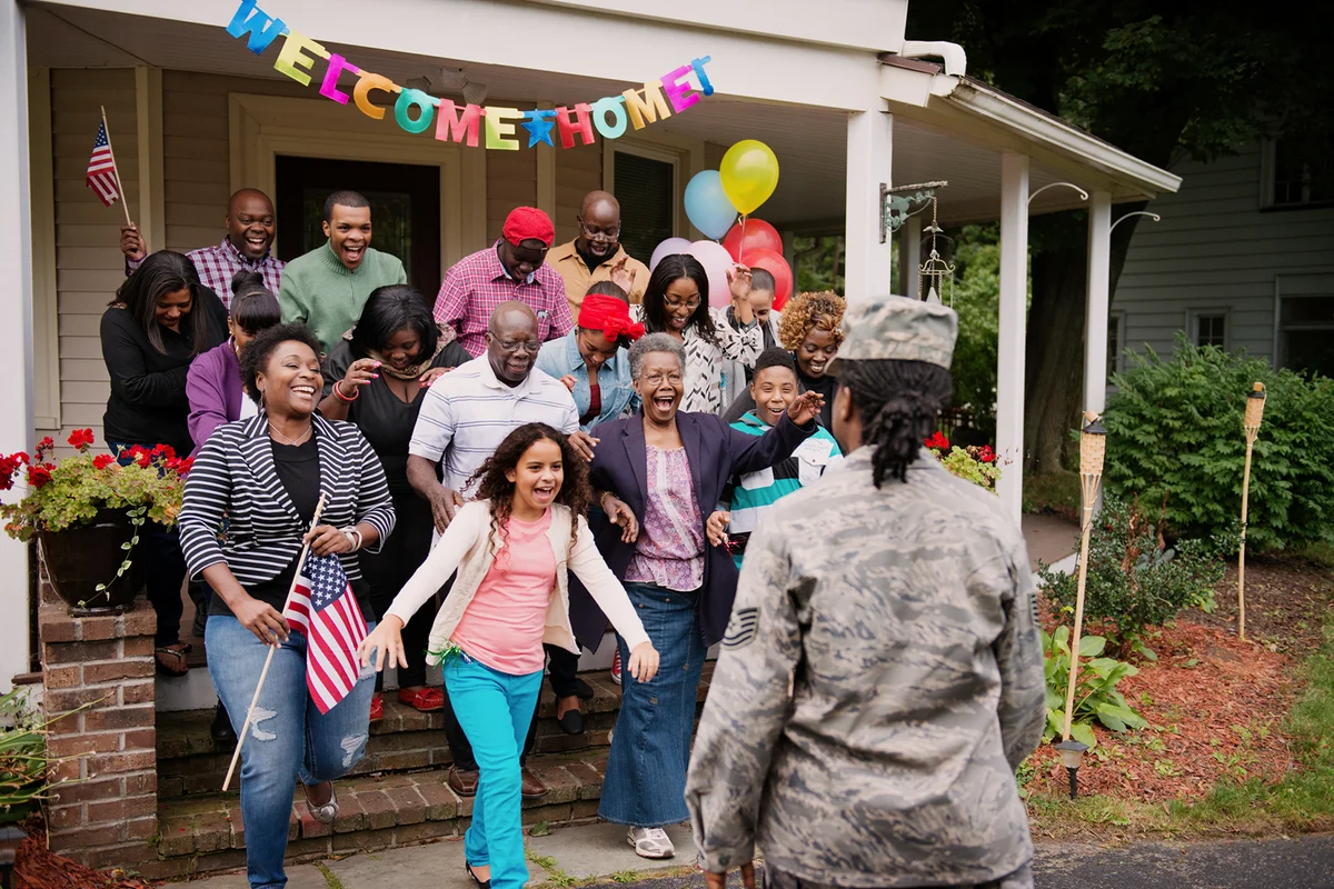 Welcome home from deployment