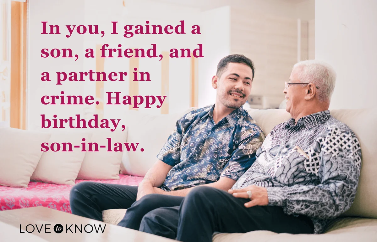 Happy Birthday From a Father-in-Law