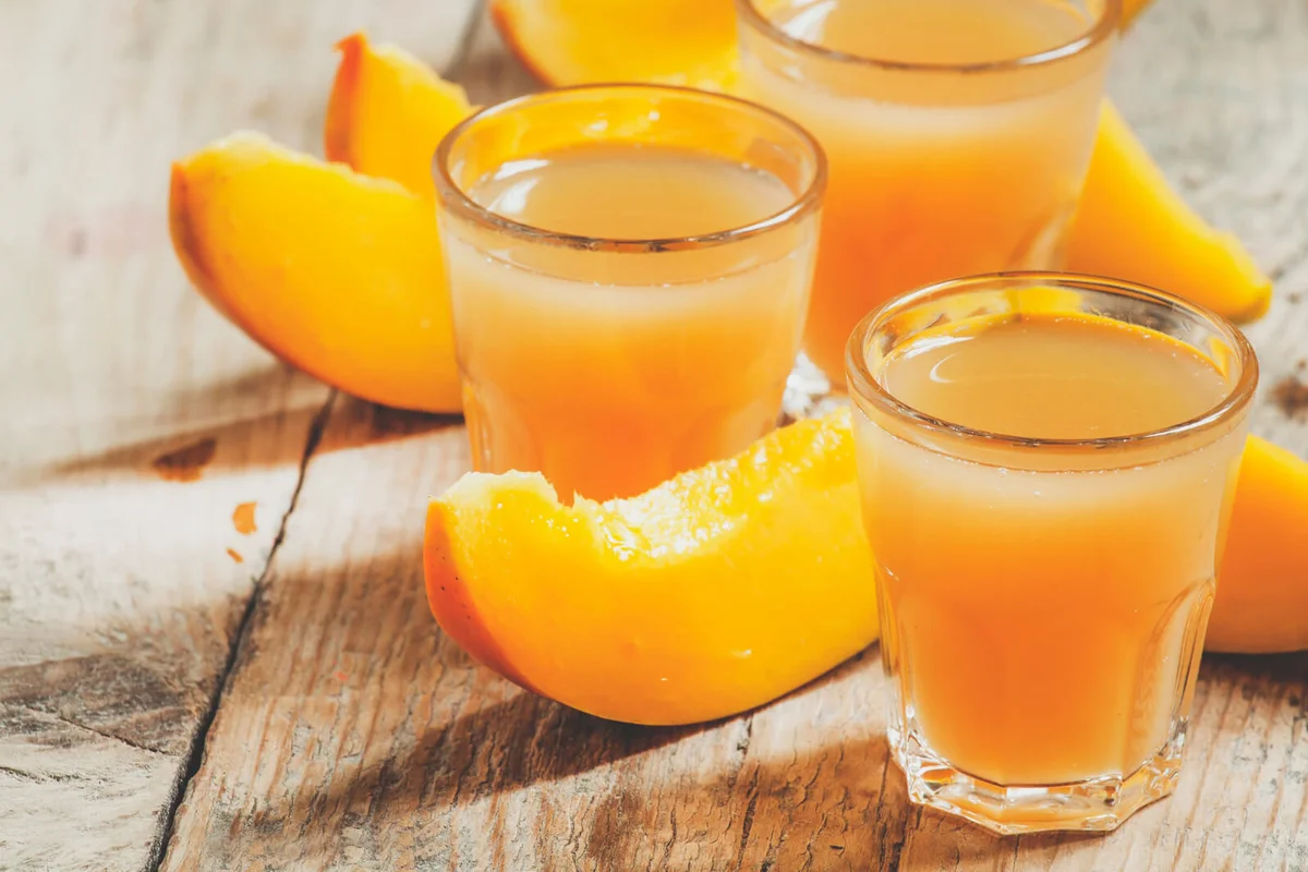 Mango juice shots