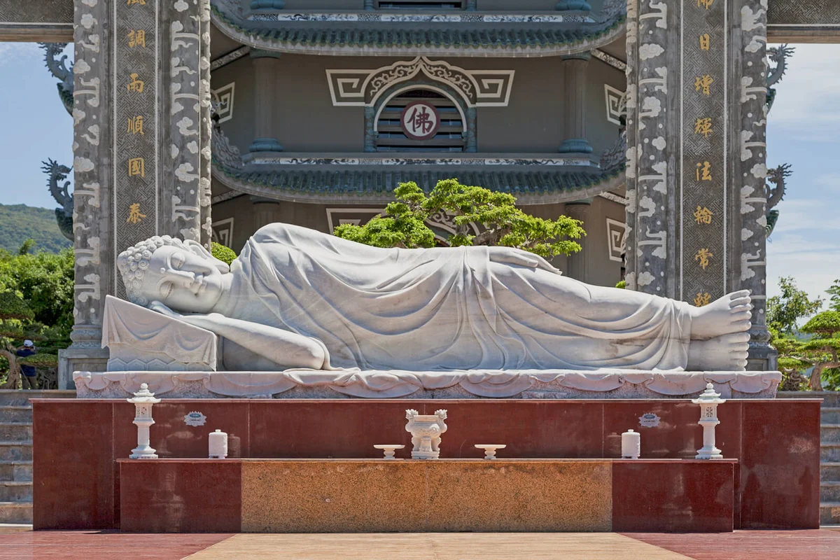 Reclining Buddha in Linh Ung Pagoda, Da Nang