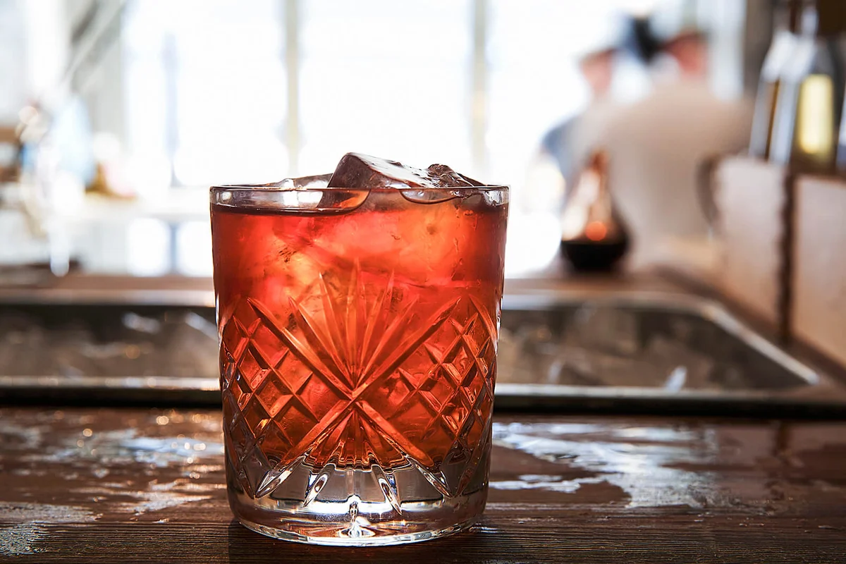 Cocktail in a bar