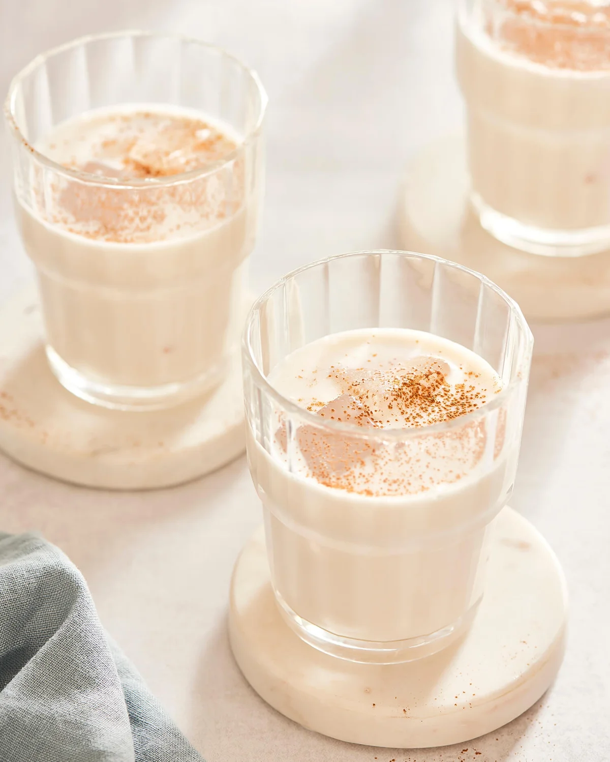 horchata drink with cinnamon
