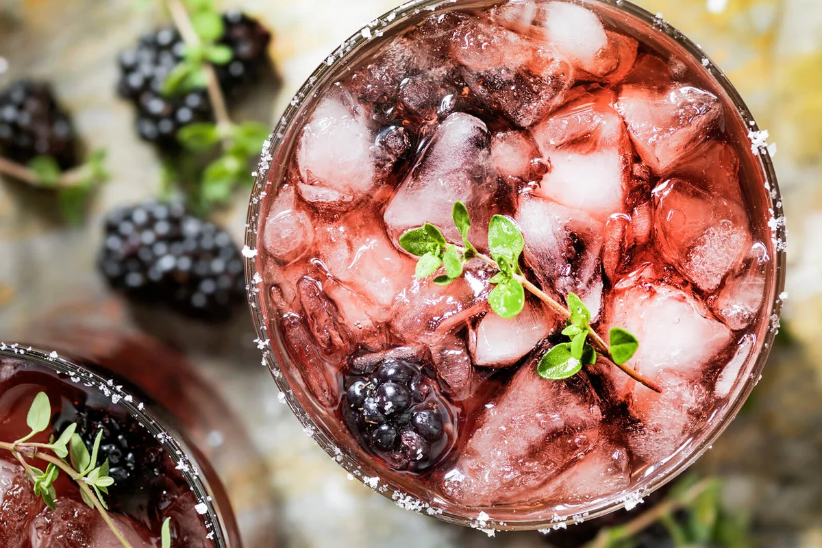 Blackberry and Thyme cocktail