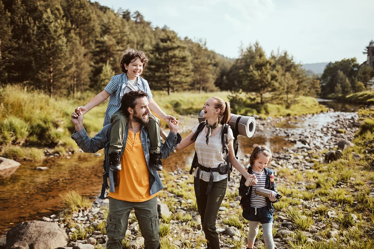Stepfamily Hiking