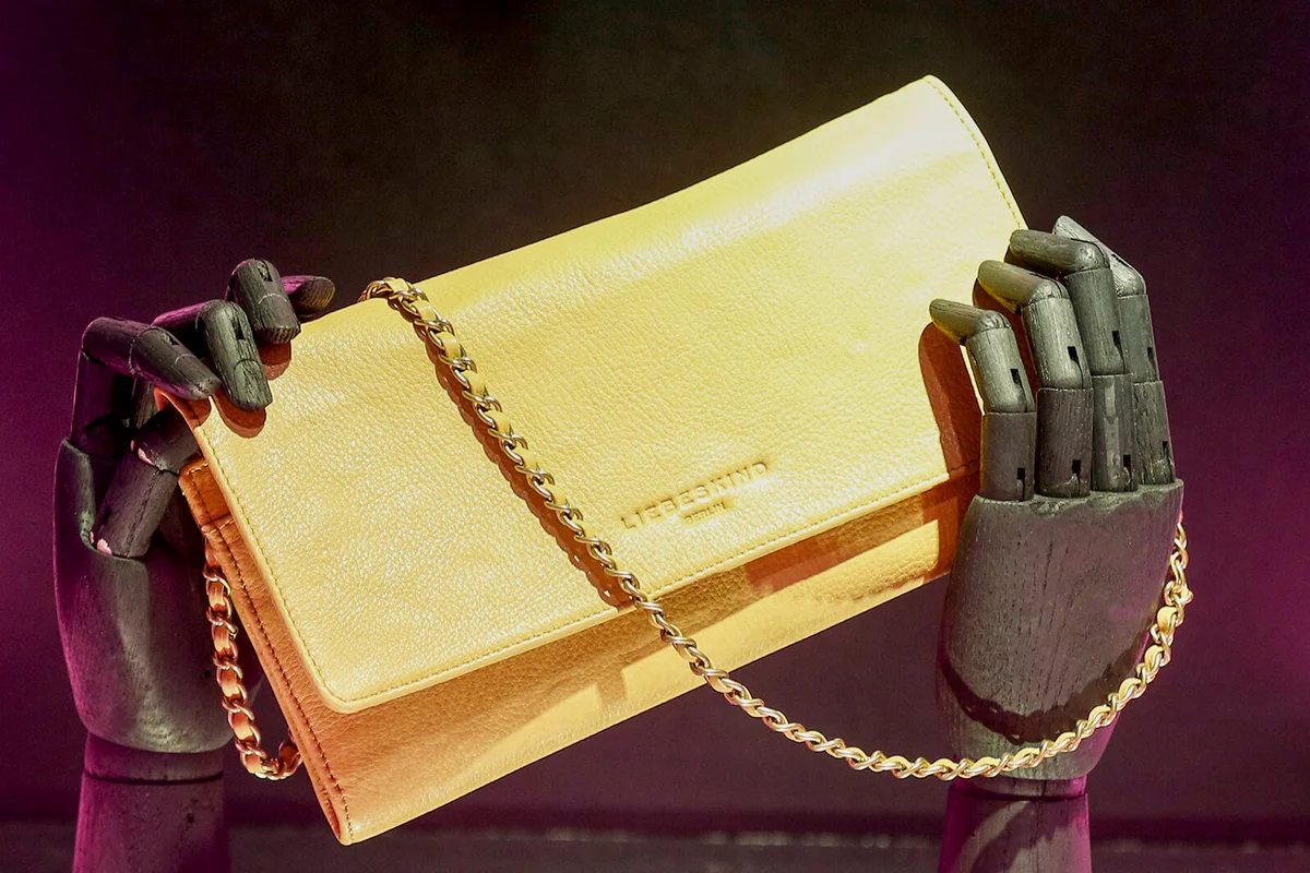 A liebeskind clutch designed by Wana Limar at the Liebeskind Berlin housewarming party | Getty Editorial Use