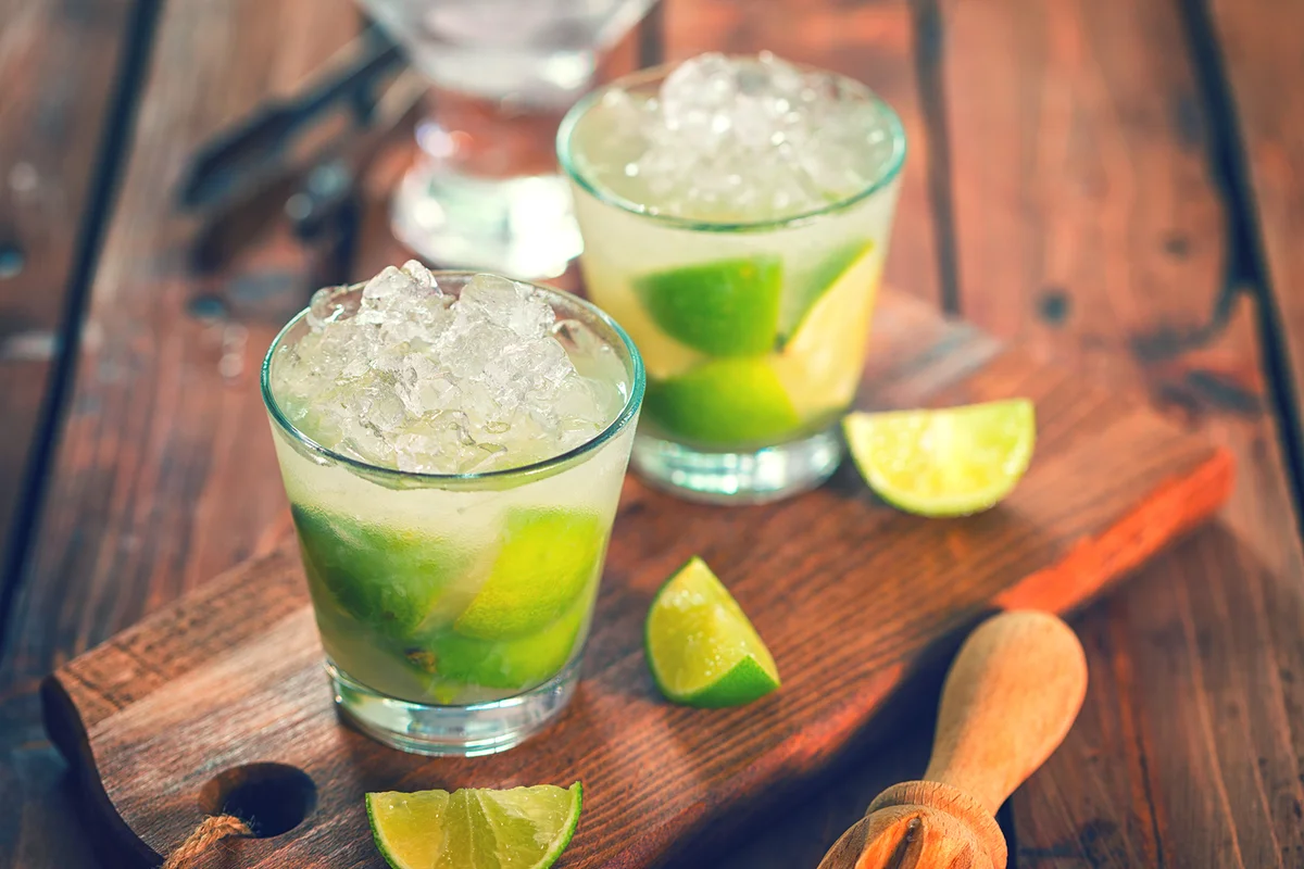 Lime and vodka