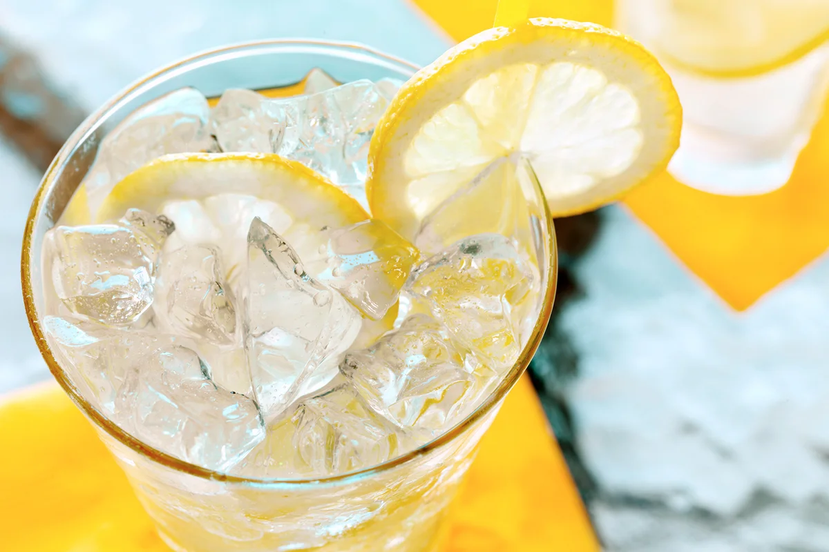 lemon and vodka