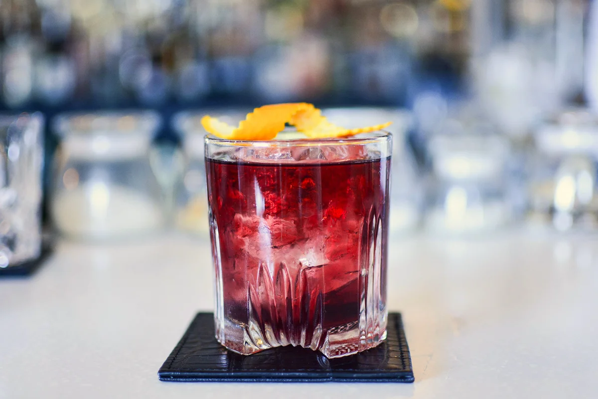 Cherry sour and vodka