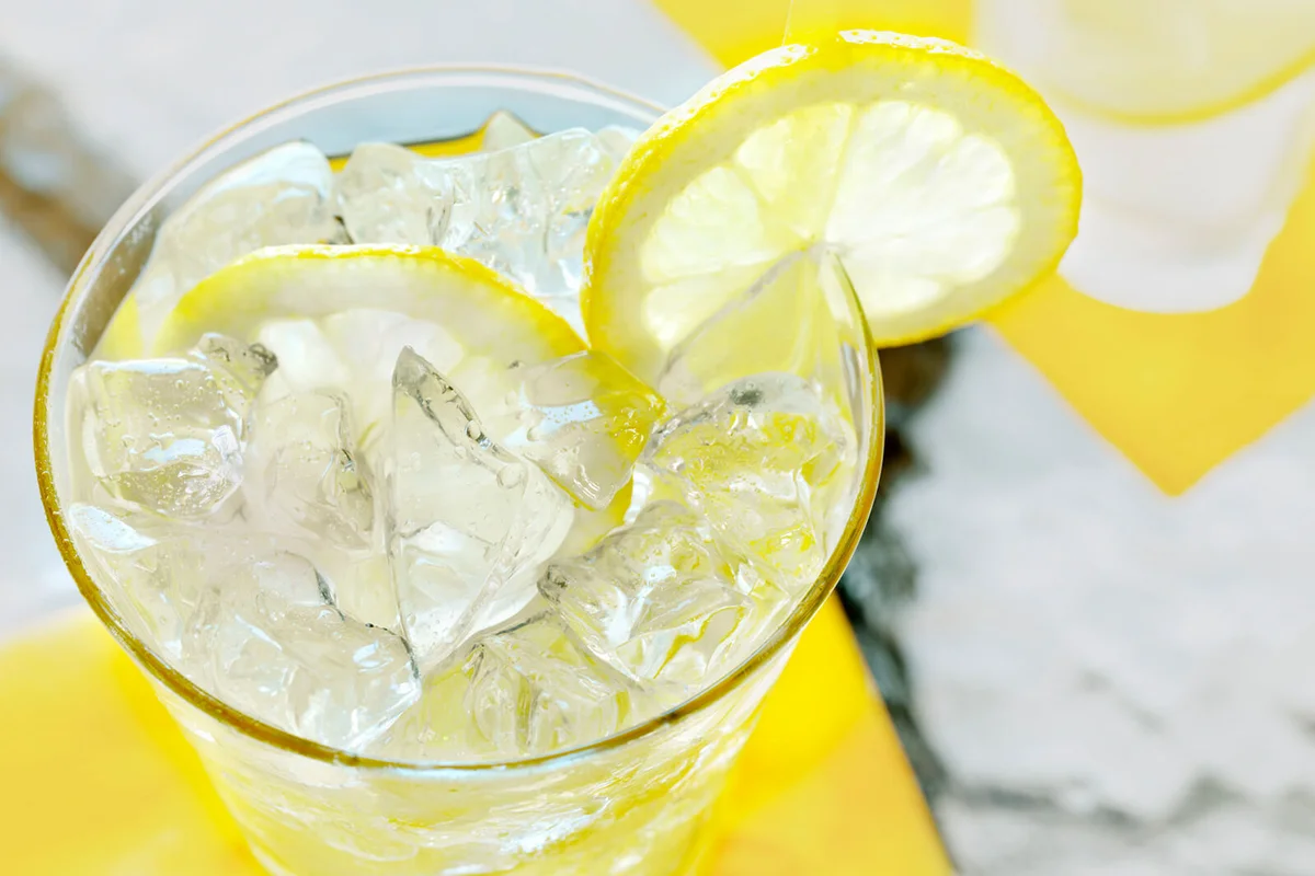 Lemonade on an Outdoor Patio