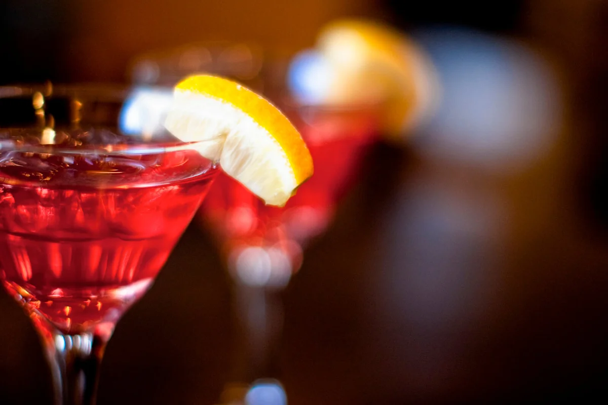 Two coktails waiting to be savored