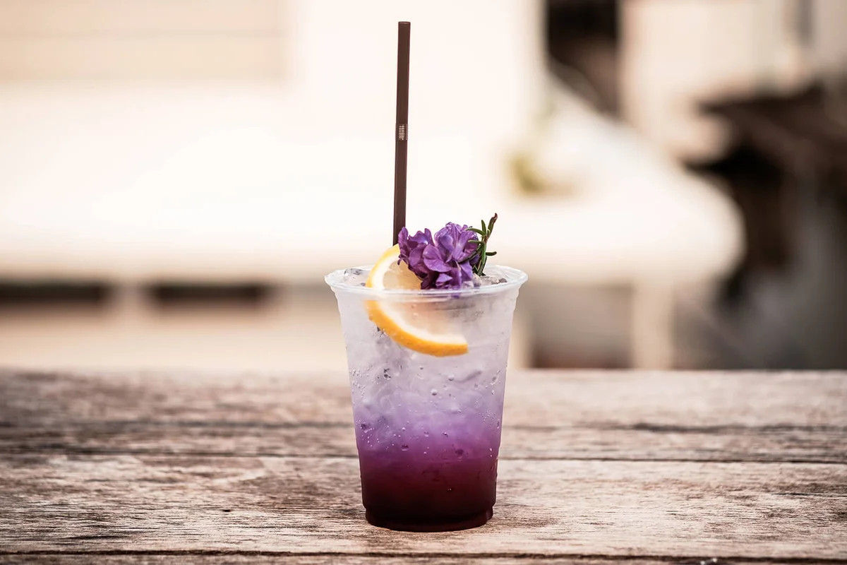 Summer Drink Served In A Highball Glass