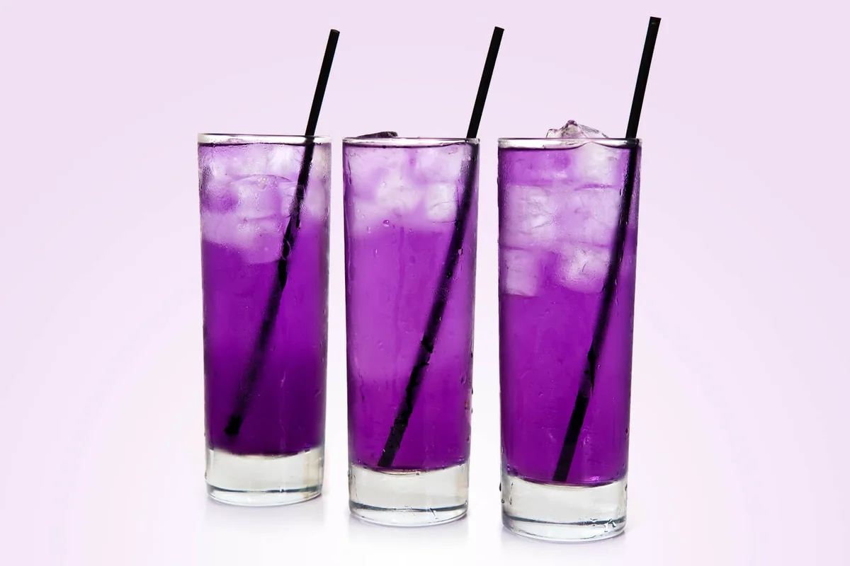 Purple Coloured Cocktail