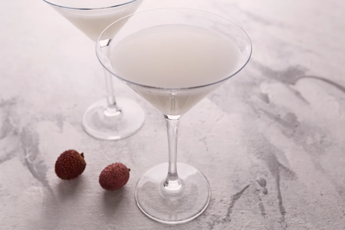 Lychee martinis