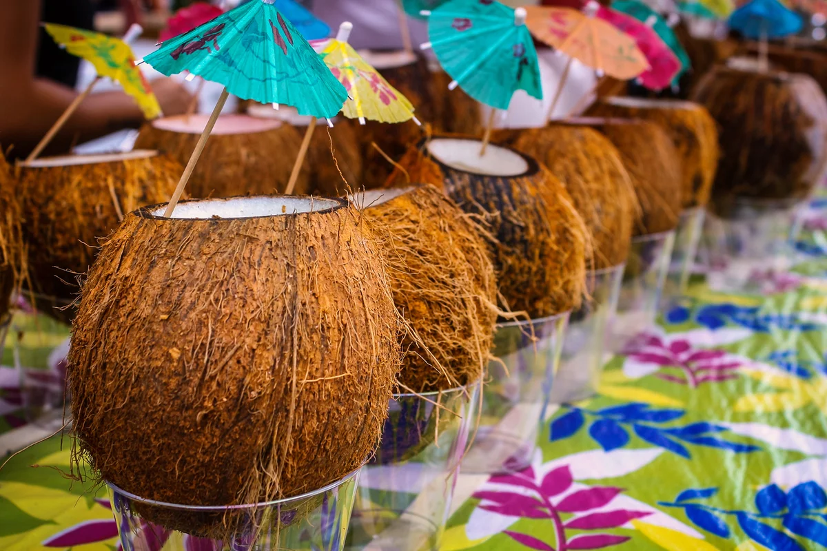 Coconut cardamom cooler