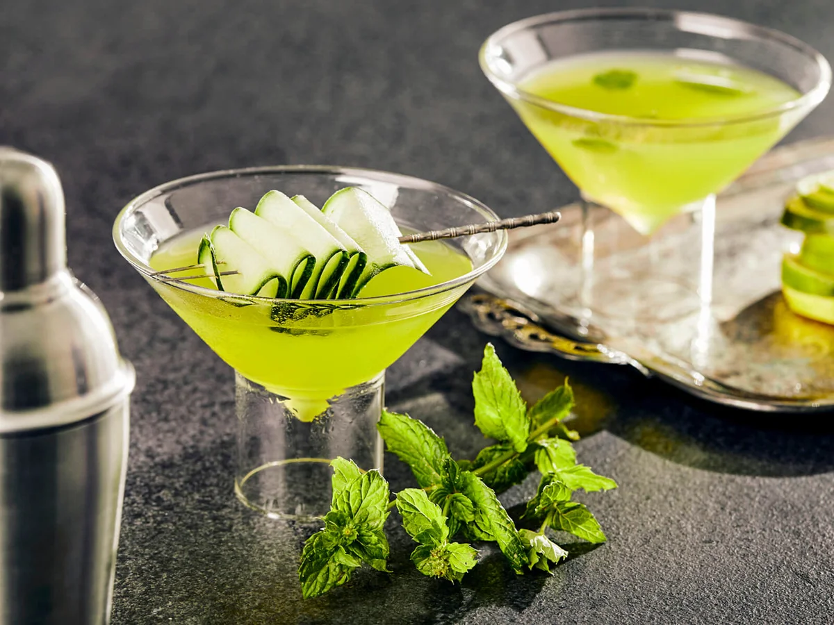 Cucumber Lime Mint Martini