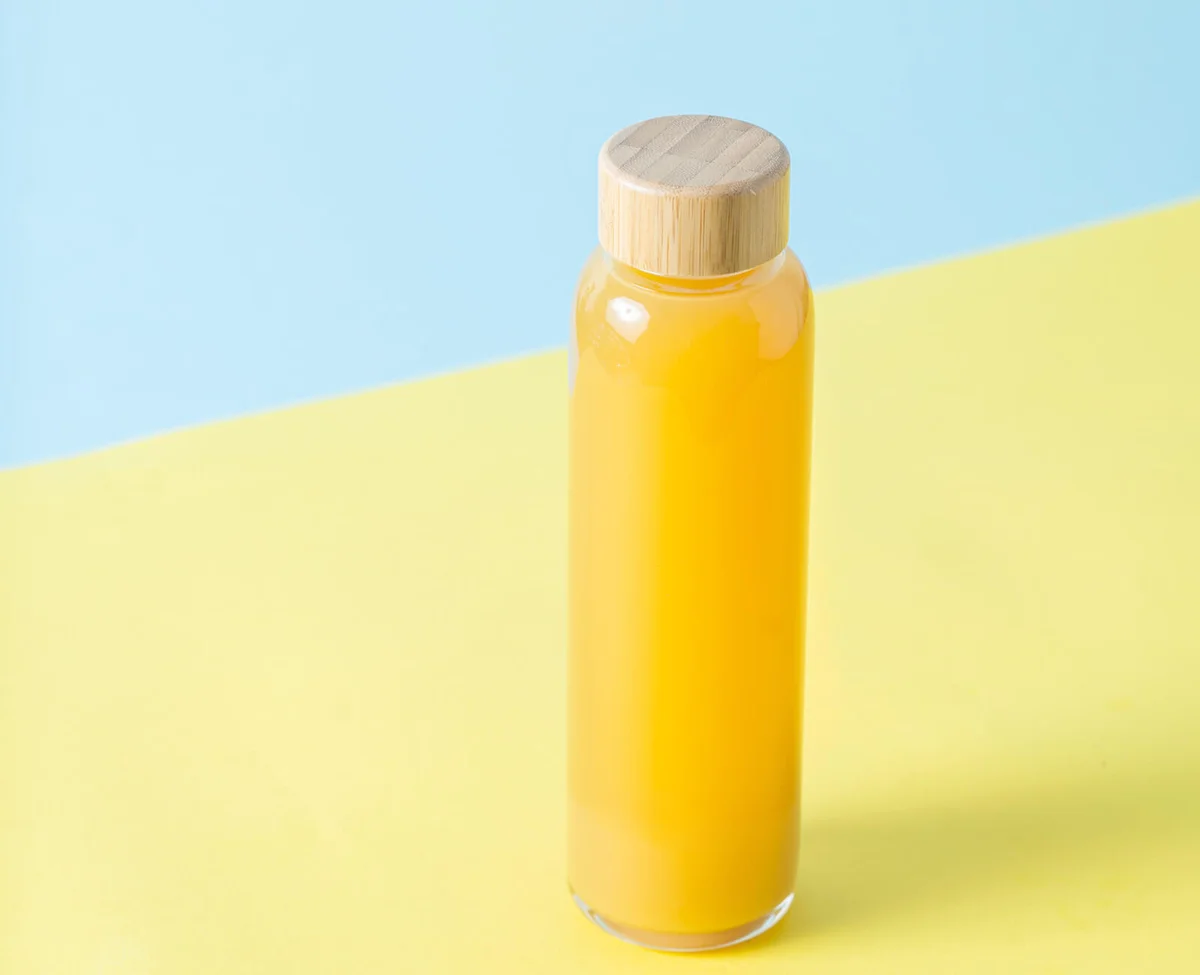 Detox Juice in a glass bottle