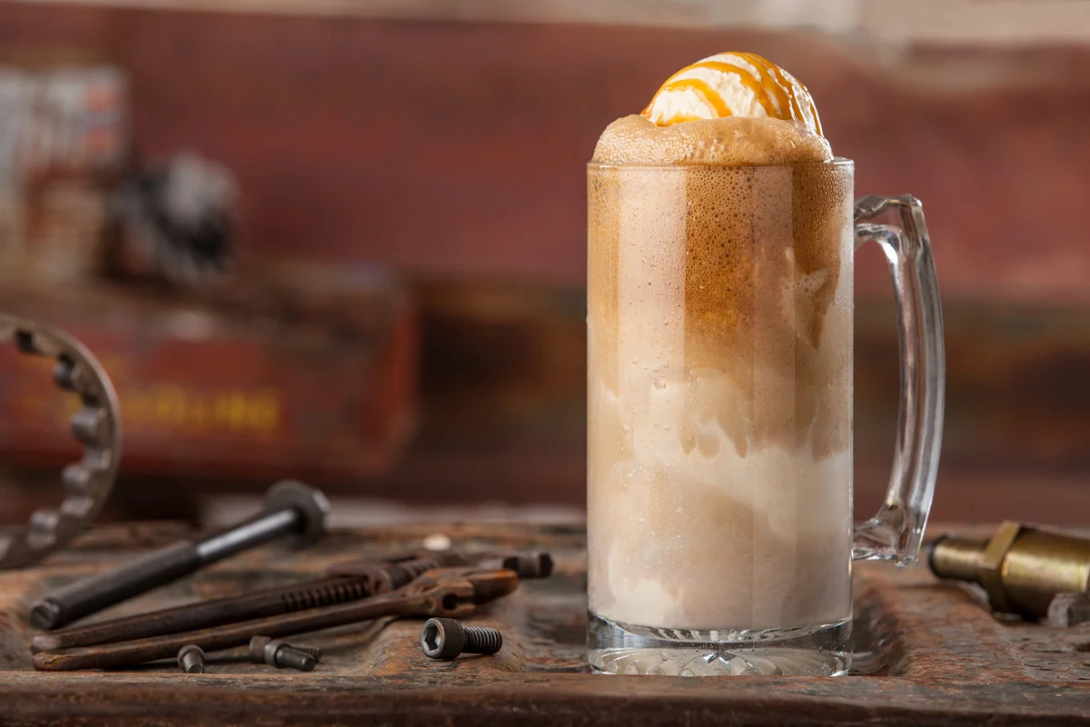 Boozy Root Beer Float