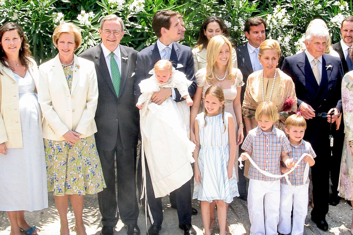 Crown Prince Pavlos And Princess Marie-Chantal Christen Their New Son | Getty Editorial Use