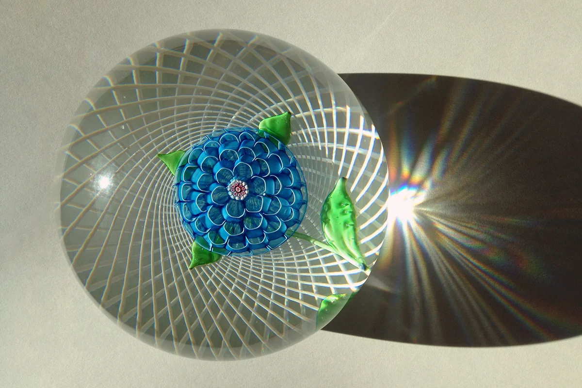 Glass paperweight