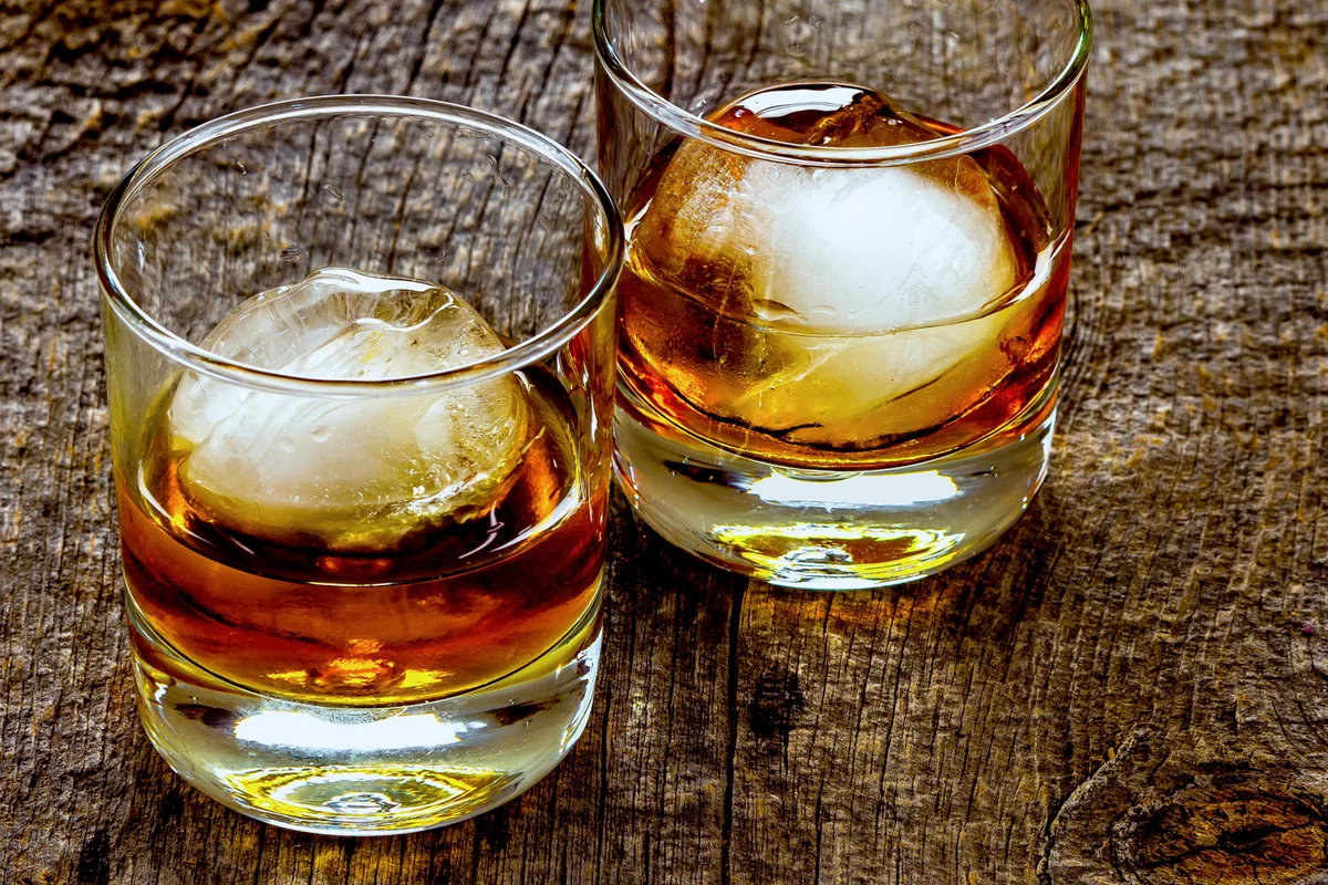 Whiskey on the rocks